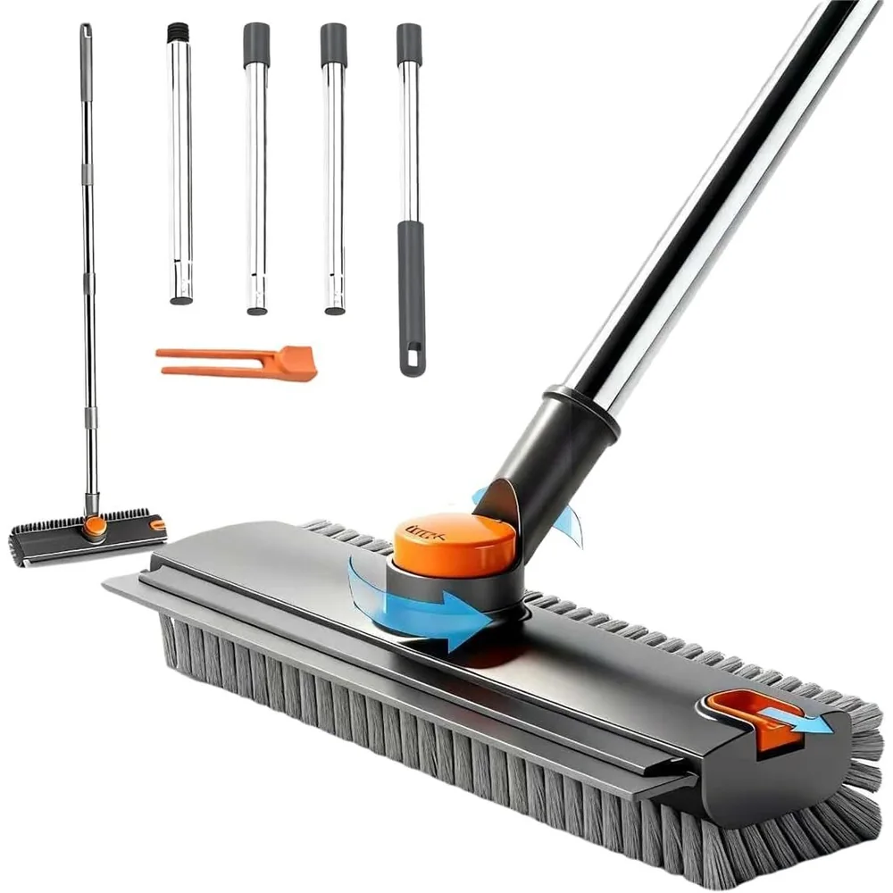 Deck Cleaning — Scrub Brush or Collapsible Bucket