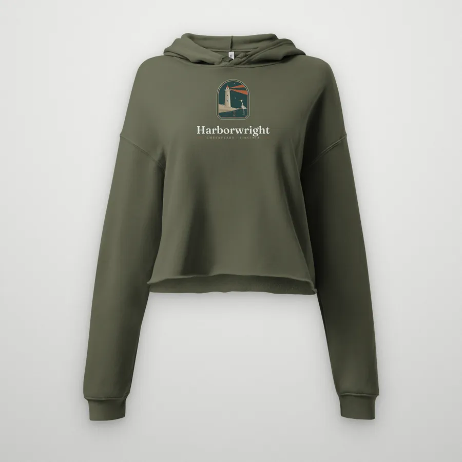 Harborwright women's cropped hoodie